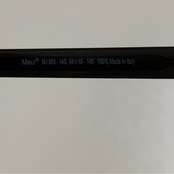 Maui Jim Black Sunglasses Mirror Lenses Hawaii Westside Polarized - Picture 5 of 7